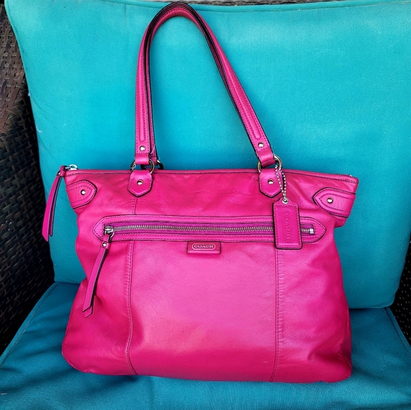 Coach f23973 tote daisy leather - Picture 1 of 9
